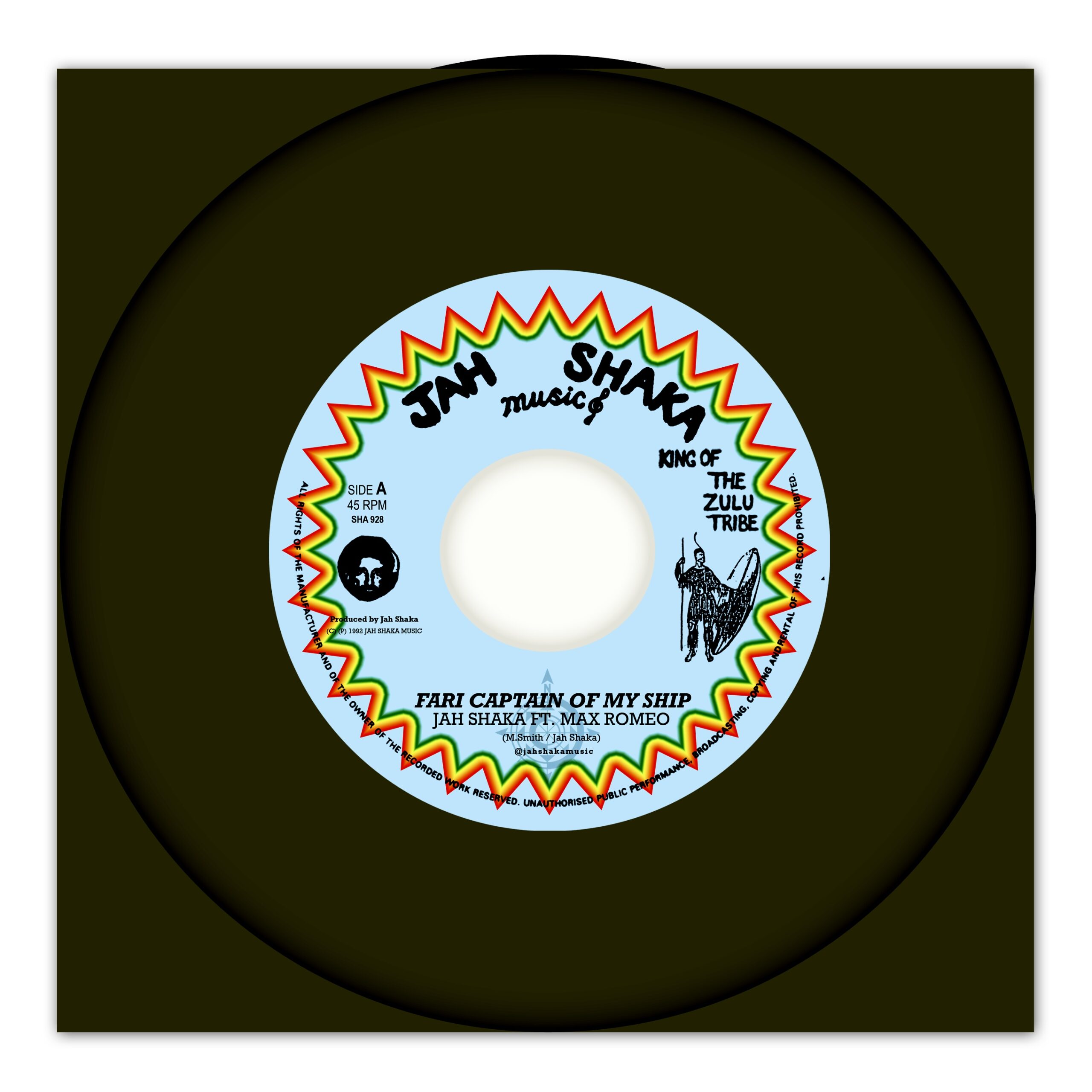 7″: Fari Captain Of My Ship – Jah Shaka ft Max Romeo (Jah Shaka